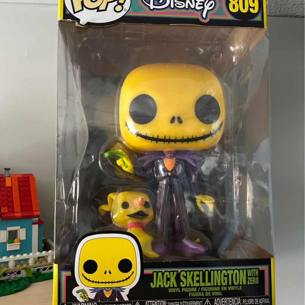 Funko Pop! Disney Jack Skellington with Zero - Yellow and Black
